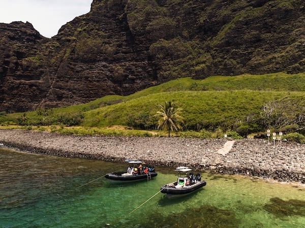 Na Pali Cave & Beach Landing - Morning feature image